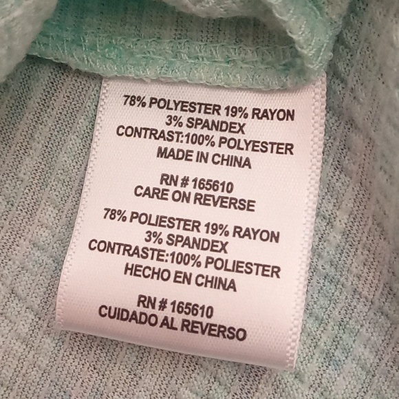 P**NWT PETITE ladies top, pastel green sz SP - Picture 5 of 7